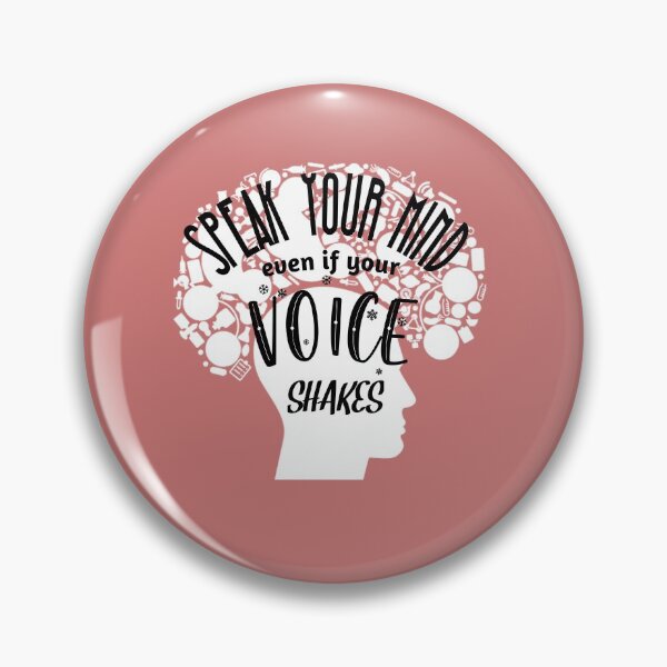 Item preview, Speak Your Mind Even If Your Voice Shakes Rbg Ruth Bader Ginsburg Feminist Resist Quote Essential T-Shirt designed and sold by myrstyle.