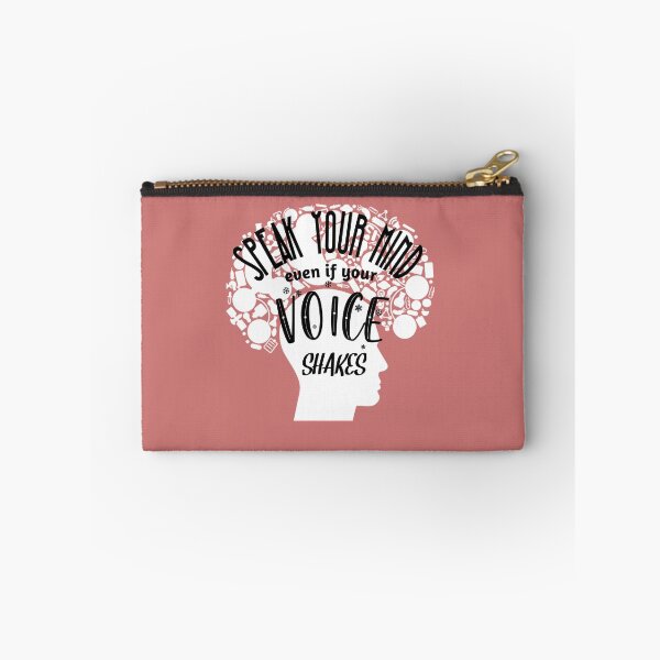 Item preview, Speak Your Mind Even If Your Voice Shakes Rbg Ruth Bader Ginsburg Feminist Resist Quote Essential T-Shirt designed and sold by myrstyle.