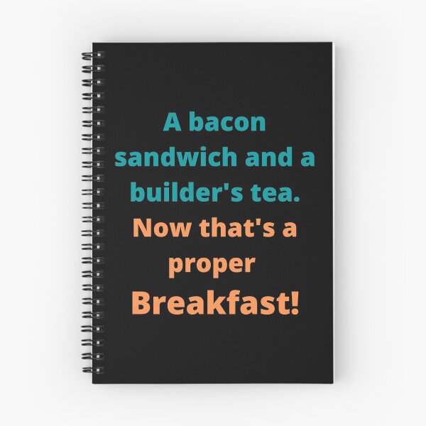 Item preview, A Proper Breakfast - Very British Quotes designed and sold by Scubaloppy.
