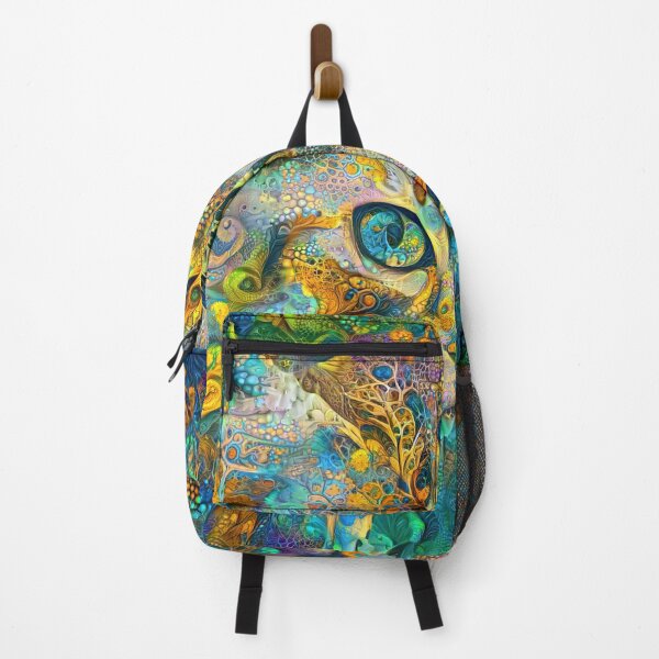 Item preview, Deepdream floral cat abstraction designed and sold by blackhalt.