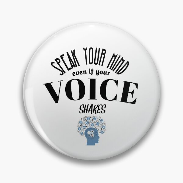 Item preview, Speak Your Mind Even If Your Voice Shakes Rbg Ruth Bader Ginsburg Feminist Resist Quote Essential T-Shirt designed and sold by myrstyle.