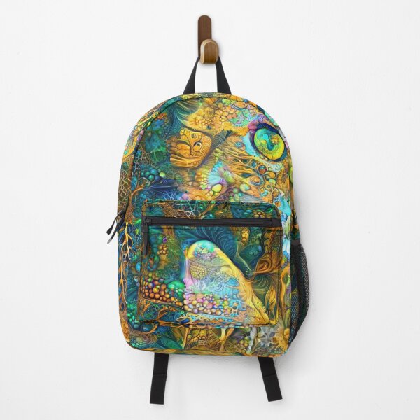 Item preview, Deepdream floral cat abstraction designed and sold by blackhalt.