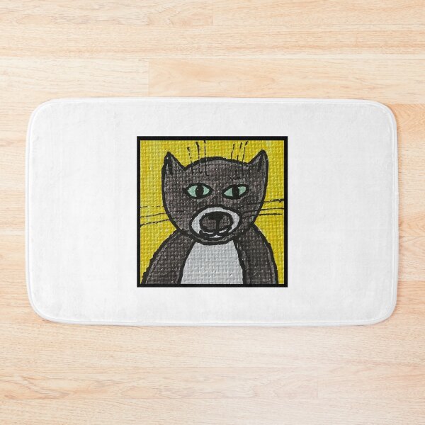 Item preview, Whimsical Cat Portrait #9 designed and sold by ErinBrieArt.