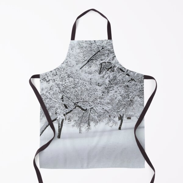 Item preview, White Snow fall trees winter scene designed and sold by Boss Bubble.