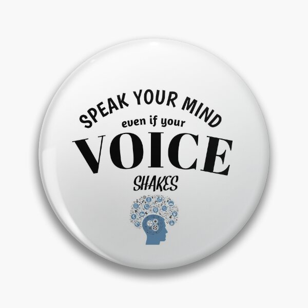 Item preview, Speak Your Mind Even If Your Voice Shakes Rbg Ruth Bader Ginsburg Feminist Resist Quote Essential T-Shirt designed and sold by myrstyle.