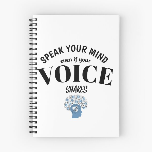 Item preview, Speak Your Mind Even If Your Voice Shakes Rbg Ruth Bader Ginsburg Feminist Resist Quote Essential T-Shirt designed and sold by myrstyle.