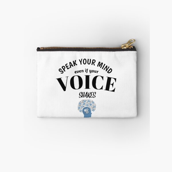 Item preview, Speak Your Mind Even If Your Voice Shakes Rbg Ruth Bader Ginsburg Feminist Resist Quote Essential T-Shirt designed and sold by myrstyle.