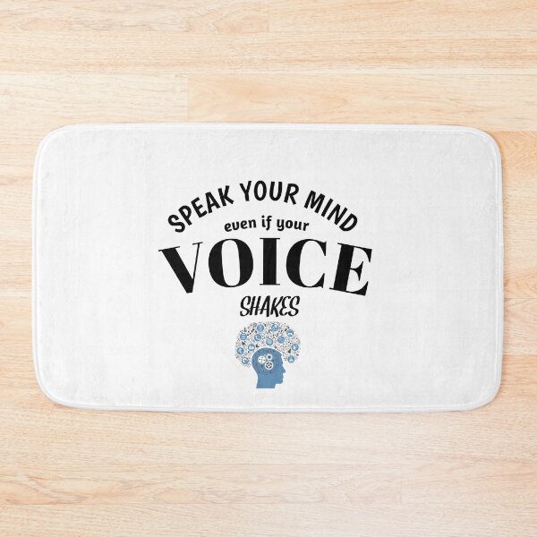 Item preview, Speak Your Mind Even If Your Voice Shakes Rbg Ruth Bader Ginsburg Feminist Resist Quote Essential T-Shirt designed and sold by myrstyle.