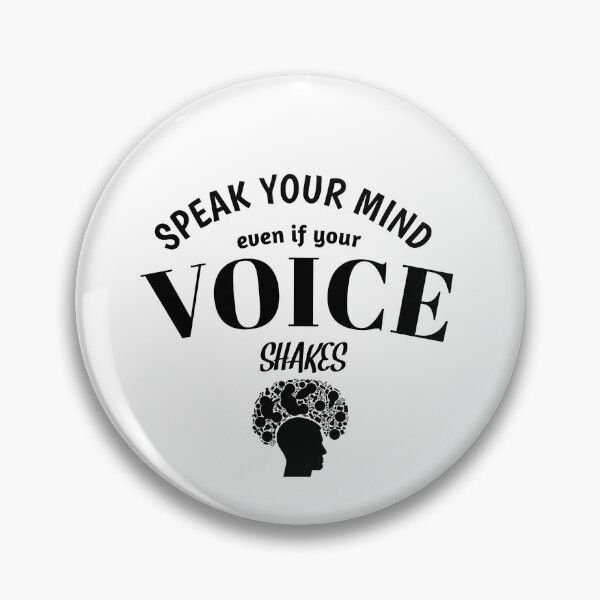 Item preview, Speak Your Mind Even If Your Voice Shakes Rbg Ruth Bader Ginsburg Feminist Resist Quote Essential T-Shirt designed and sold by myrstyle.