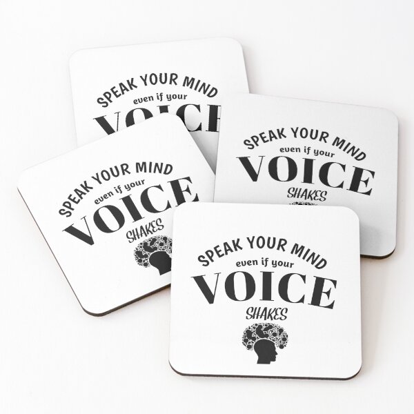 Item preview, Speak Your Mind Even If Your Voice Shakes Rbg Ruth Bader Ginsburg Feminist Resist Quote Essential T-Shirt designed and sold by myrstyle.