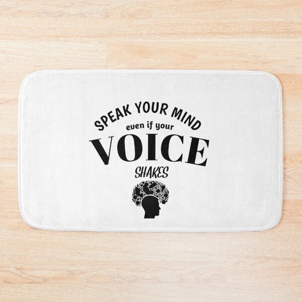 Item preview, Speak Your Mind Even If Your Voice Shakes Rbg Ruth Bader Ginsburg Feminist Resist Quote Essential T-Shirt designed and sold by myrstyle.