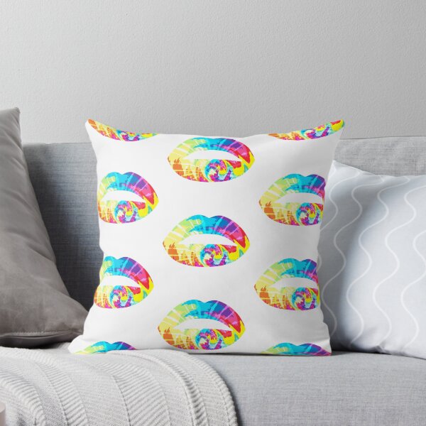 Item preview, Tie Dye Lips Rainbow Colorful Art designed and sold by MisPuHoney.