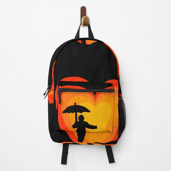 Item preview, Silhouette of umbrella man with heart, designed and sold by Ani1111.