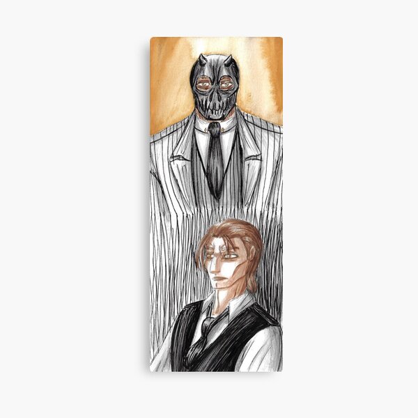 Roman becoming Black Mask Canvas Print