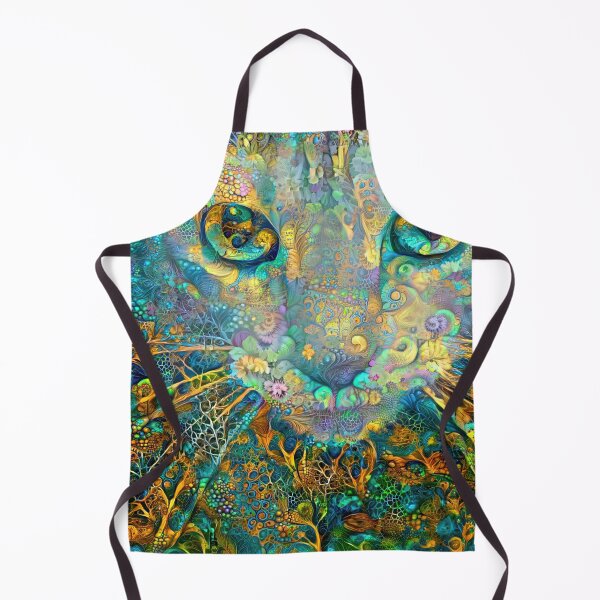 Item preview, Deepdream floral cat abstraction designed and sold by blackhalt.