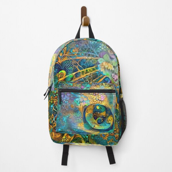 Item preview, Deepdream floral cat abstraction designed and sold by blackhalt.
