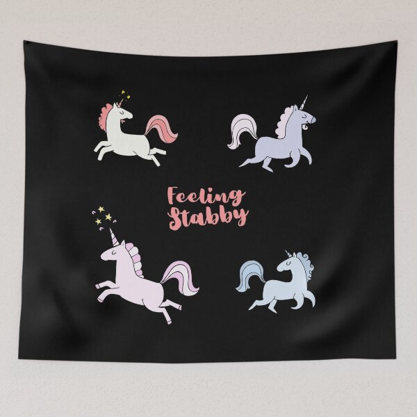 Item preview, Feeling Stabby Unicorn  designed and sold by Pandoras-Boxx.