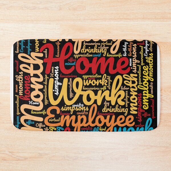 Item preview, Work From Home Employee Of The Month designed and sold by AmberSiraj.