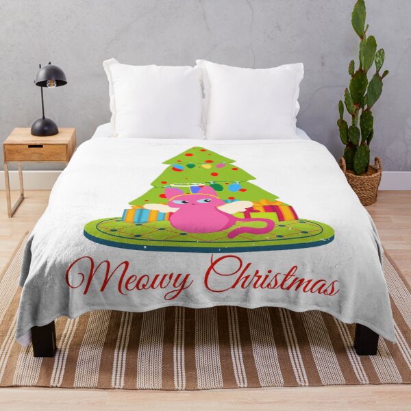 Item preview, MEOWY CHRISTMAS Autumn Fall Winter Christmas Holiday Design designed and sold by LevelUpMerch.
