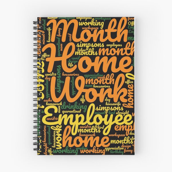Item preview, Work From Home Employee Of The Month designed and sold by AmberSiraj.