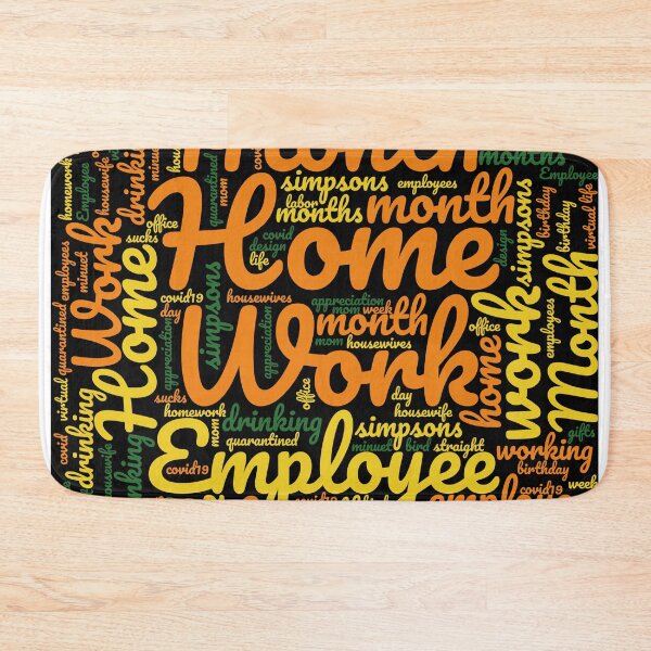 Item preview, Work From Home Employee Of The Month designed and sold by AmberSiraj.