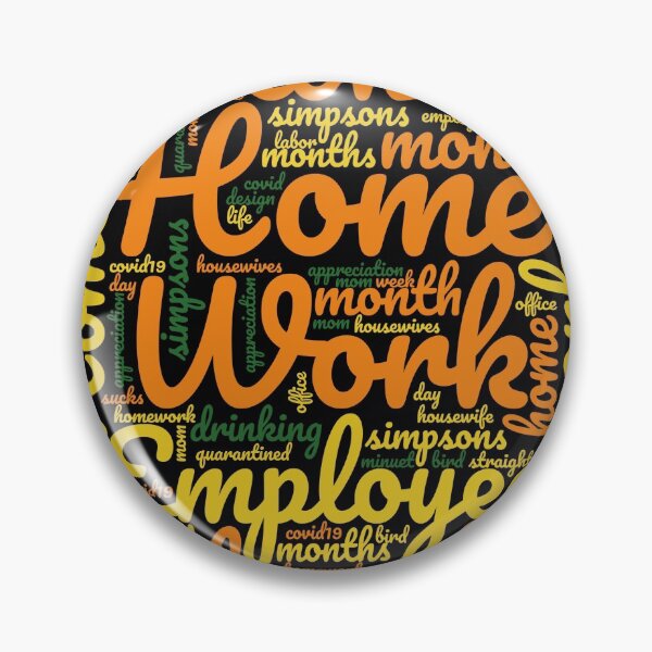 Item preview, Work From Home Employee Of The Month designed and sold by AmberSiraj.