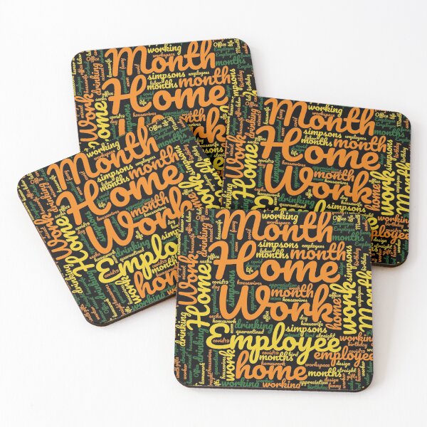 Item preview, Work From Home Employee Of The Month designed and sold by AmberSiraj.