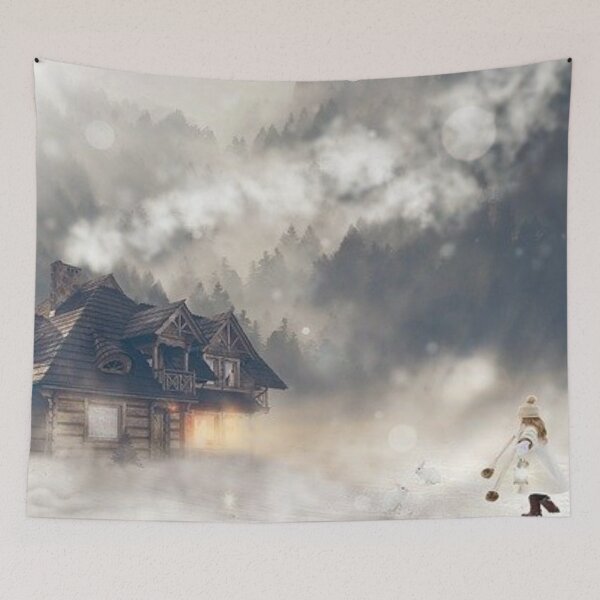 Item preview,  Snowy day- cute winter scene designed and sold by Boss  Bubble.