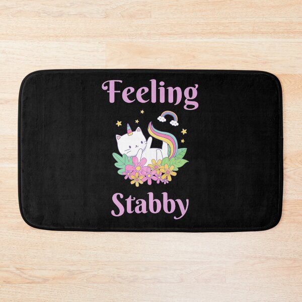 Item preview, Feeling Stabby Unicorn Cat designed and sold by Pandoras-Boxx.