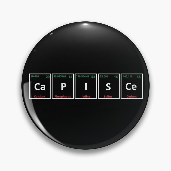 Item preview, Capisce Periodic Elements - Italian Periodic Slogan designed and sold by molamode.