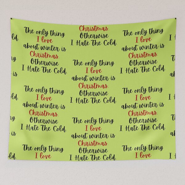 Item preview, I Hate The Cold Funny Winter designed and sold by The Sober Art.