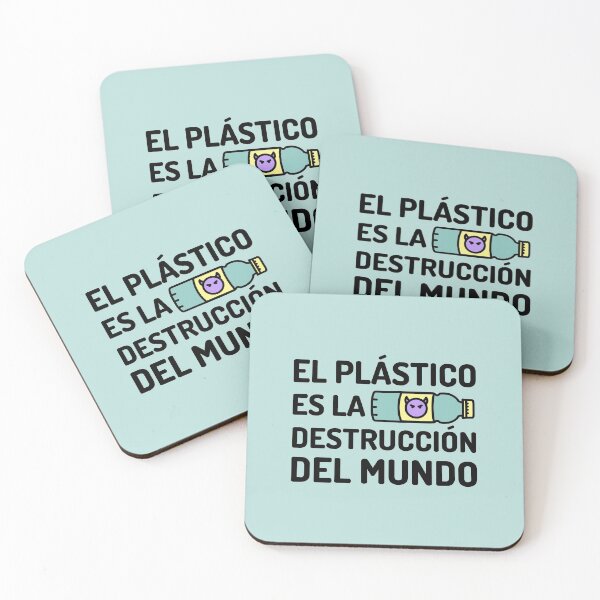 Item preview, Plastic is the destruction of the world- spanish designed and sold by Cat-designs.
