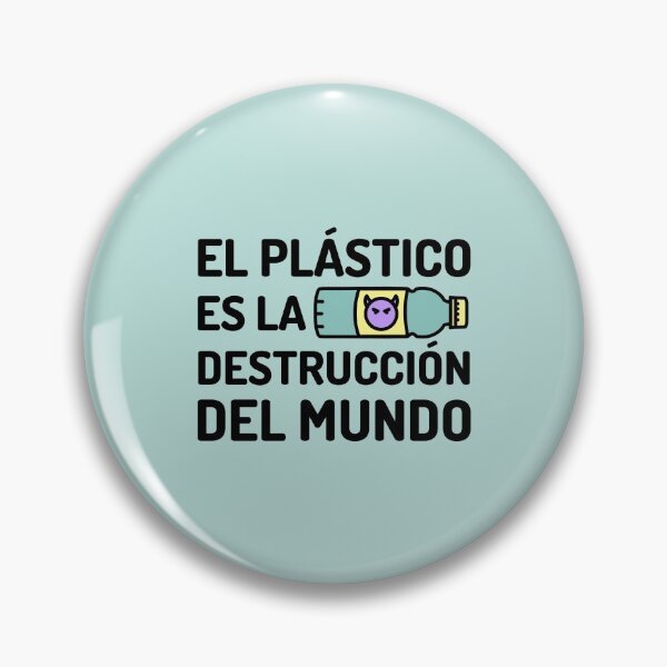 Item preview, Plastic is the destruction of the world- spanish designed and sold by Cat-designs.