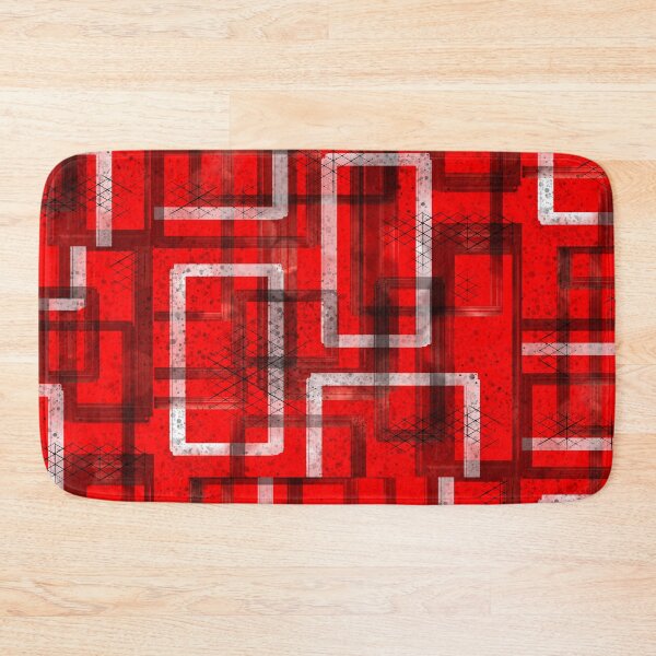 Item preview, Mod Red Industrial Abstract Geographic Pattern designed and sold by ChromaticAddict.