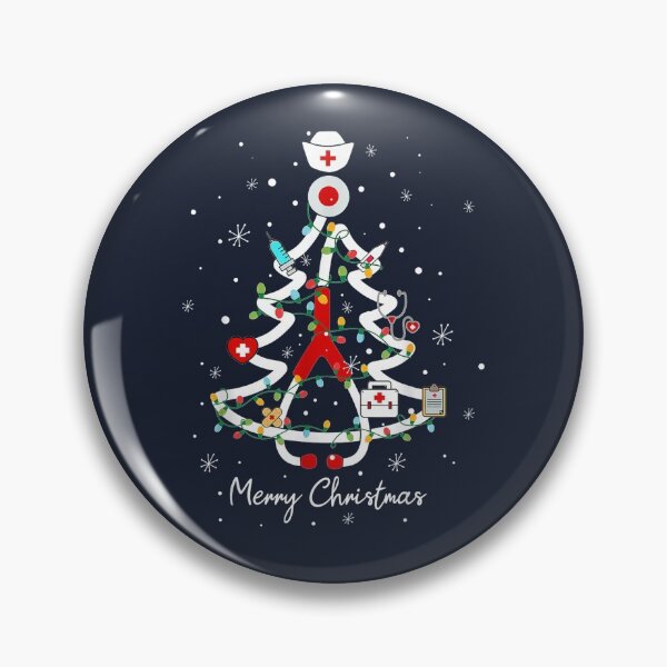 Item preview, Merry christmas nurse stethoscope christmas tree designed and sold by linhkaphung.