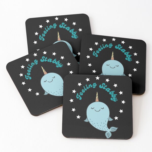 Item preview, Cute Feeling Stabby Narwhal designed and sold by Pandoras-Boxx.