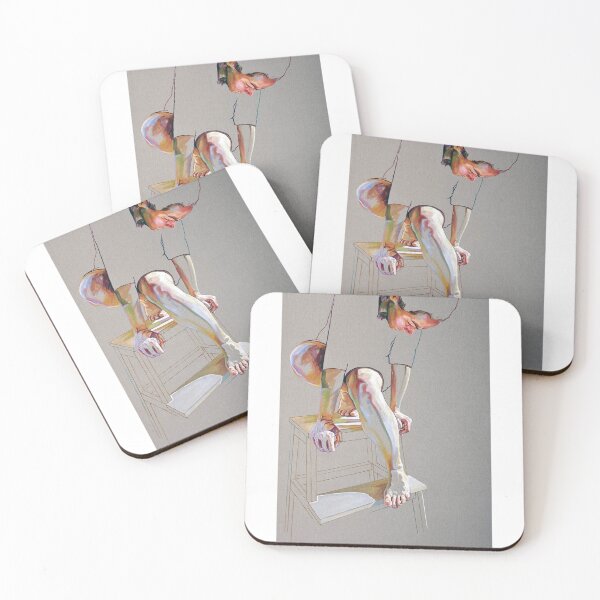 Item preview, Girl sitting on stool designed and sold by Sticker Store.
