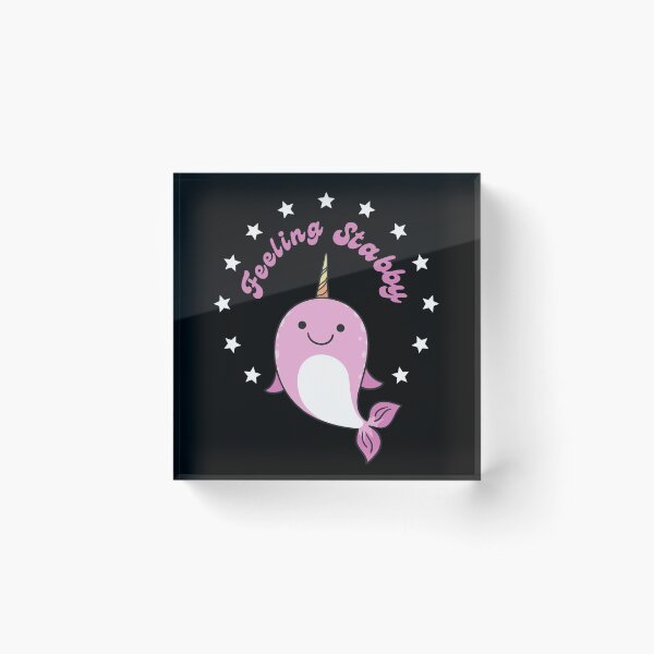 Item preview, Cute Feeling Stabby Narwhal designed and sold by Pandoras-Boxx.