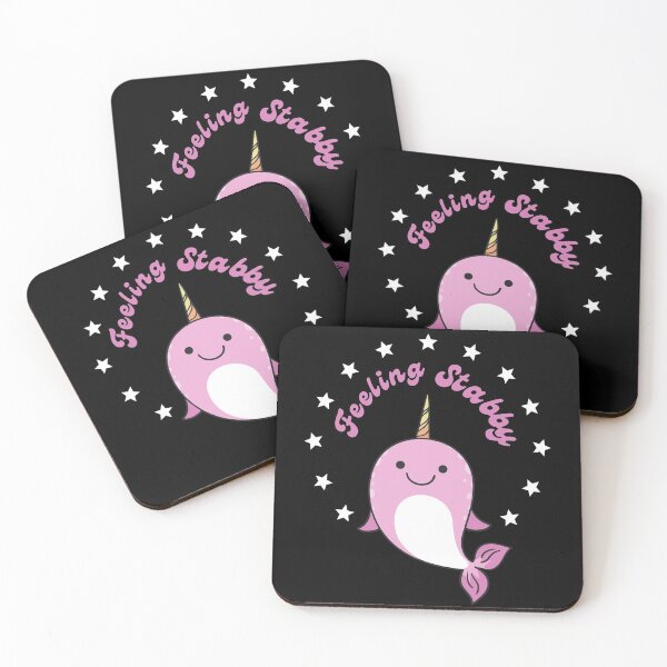 Item preview, Cute Feeling Stabby Narwhal designed and sold by Pandoras-Boxx.
