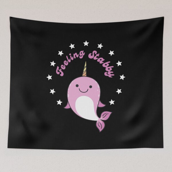 Item preview, Cute Feeling Stabby Narwhal designed and sold by Pandoras-Boxx.