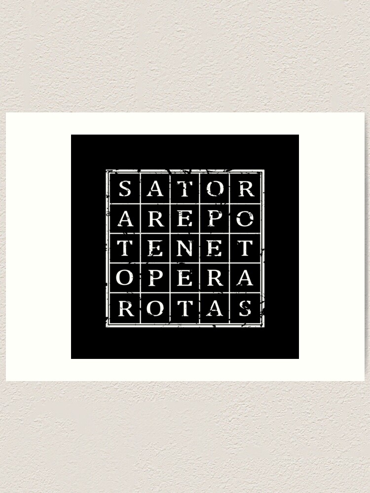 SATOR Square Canvas Print for Sale by s-aldarnay