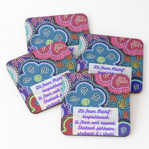 Item preview, Lii Faam Michif pi lii Fleur aan Rasaed designed and sold by MichifLangRevit.