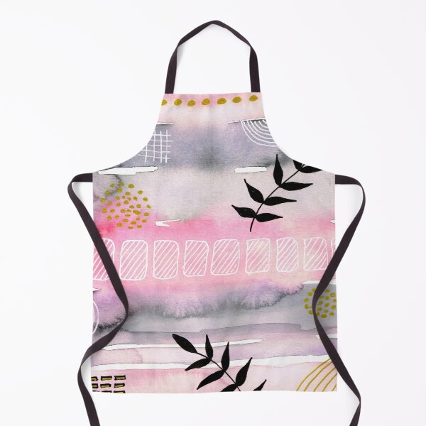 Item preview, Grey, Pink Gold abstract designed and sold by Anne-Marie Bloor.