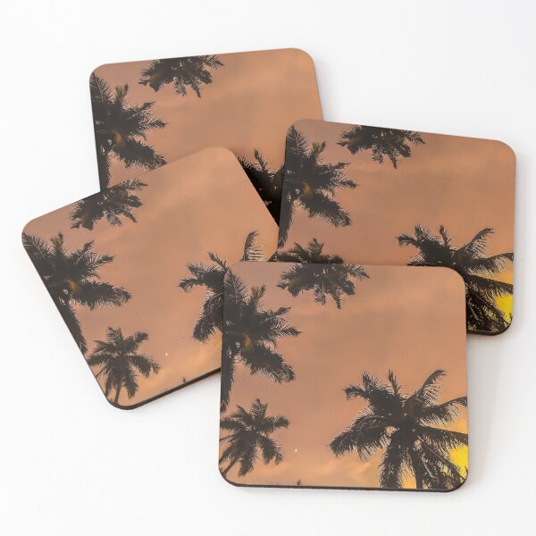 Item preview, Palm Trees on a winter evening with the moon designed and sold by Anvin Peeter.