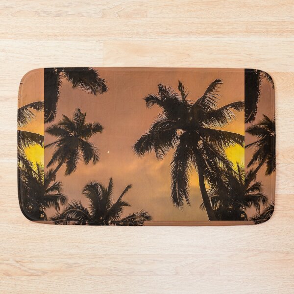Item preview, Palm Trees on a winter evening with the moon designed and sold by Anvin Peeter.
