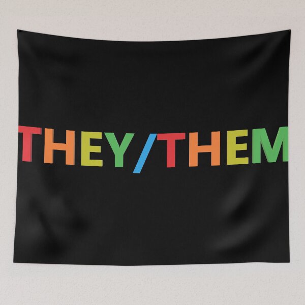 Item preview, They/Them Pronouns designed and sold by Spectrum Perspectives.