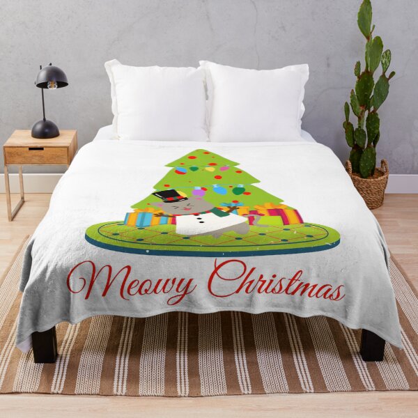 Item preview, MEOWY CHRISTMAS Autumn Fall Winter Christmas Holiday Design designed and sold by LevelUpMerch.