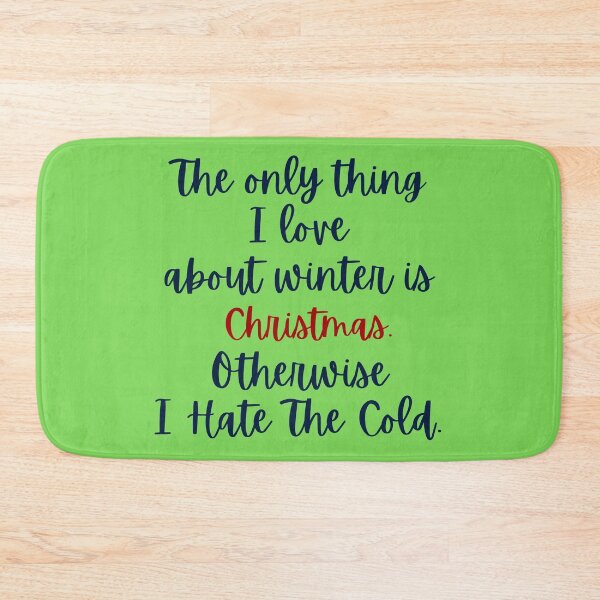 Item preview, I Hate The Cold funny winter designed and sold by The Sober Art.