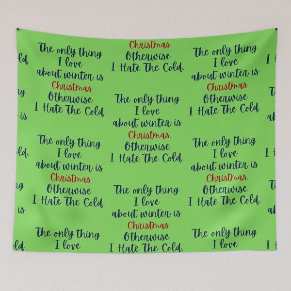 Item preview, I Hate The Cold funny winter designed and sold by The Sober Art.