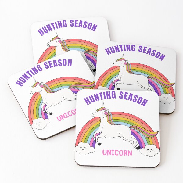 Item preview, Unicorn hunting season designed and sold by KeralaMan.